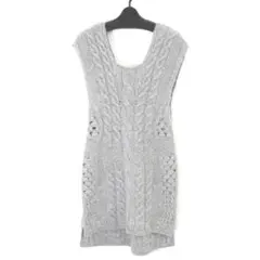 マメクロゴウチ 21AW マルチパターンケーブルニットベスト