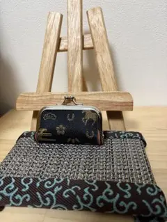 【お仕事用・銀行用】がま口印鑑ケース 干支馬 2026 縁起物 ハンドメイド 午