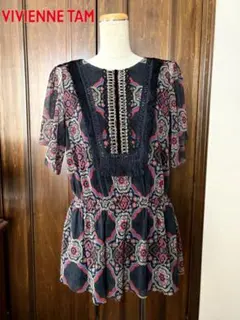 VIVIENNE TAM ヴィヴィアンタム チュニック エスニック パワーネットのサムネイル