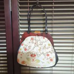 花柄刺繍 和装用バッグ