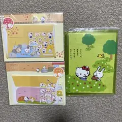 完全未開封　2002年　さんりお屋キティレターセット ３点まとめ売り
