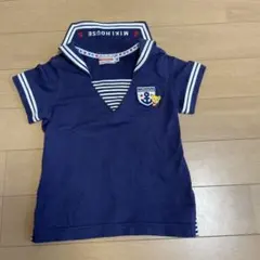 MIKI HOUSE セーラー襟 半袖Tシャツ 80cm