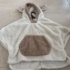animal moco フリースポンチョ