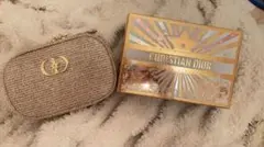 Christian Dior ゴールドポーチ