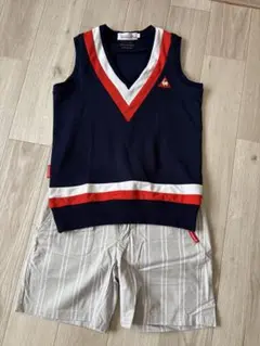 ルコックゴルフウェア ベスト　ショートパンツ　2点セット