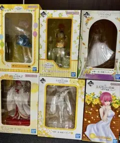 新品 未開封 中野一花 1番くじ フィギュアまとめ売り 美少女 五等分の花嫁