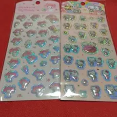 マイメロディ・ハローキティ ぷくっとシール！