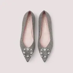 Pretty Ballerinas ビジュー パンプス 36 ELLA シルバーのサムネイル
