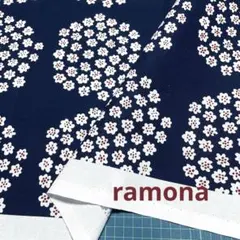 マリメッコ 生地 プケッティ ダークブルー 2019秋冬カラー