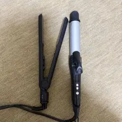 サロニア ストレートアイロン コテ 2個セット