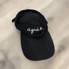 agnès b. ブラックベースボールキャップ