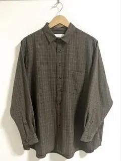 remerルーズオールドチェックオーバーシャツのサムネイル