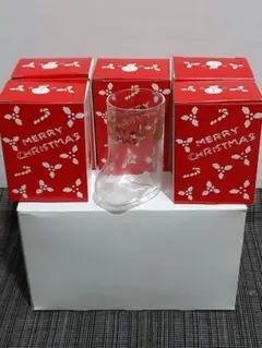 クリスマス　ブーツ型　ミニグラス 6個セット