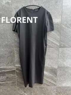 FLORENT フローレント【フリーサイズ】ブラックワンピース黒　膝丈のサムネイル