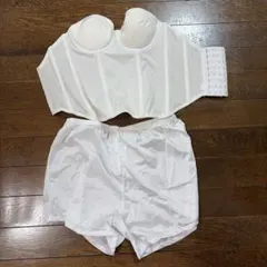 ホワイト ブライダルインナーとショーツセット D65 Mサイズ