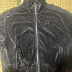 (希少）PUMA 黒 ベロアジャケット