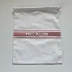 CHRISTIAN DIOR ロゴ入り巾着袋