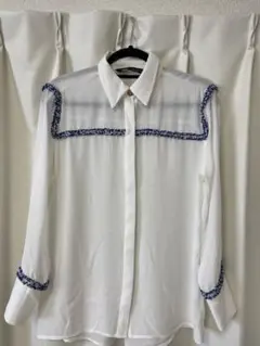 シアーブラウス　　ZARA