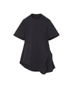 マメクロゴウチ COTTON JERSEY ASYMMETRIC T-SHIRTのサムネイル