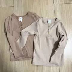 H&M エイチアンドエム　長袖Tシャツ 2枚セット キッズ　ベビー　86cm