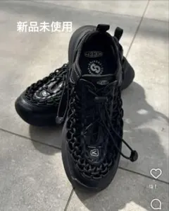【新品未使用KEEN × SNIDELコラボUNEEKWKサンダルブラッ22.5のサムネイル