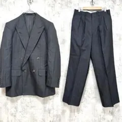 【BURBERRY】90s バーバリーズ スーツセットアップ グレー ML相当