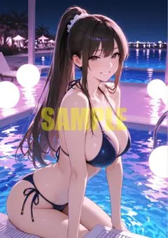 【ラミネート無料】A4サイズポスター/美少女/S2213