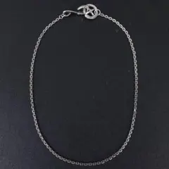 SAAD シルバー 3mm 細角 あずき チェーン ネックレス 47cm 美品 SAAD シルバー 925 3mm 細角 チェーン ネックレス 56cm - メルカリ
