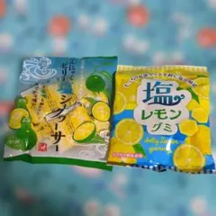 塩レモングミ ＆ こんにゃくゼリー シークヮーサー 2点セット