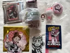 【まとめ売り】ヒロアカ 麗日お茶子 グッズセット 缶バッジ もちマス　他