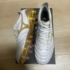 ミズノ モレリアネオIV JAPAN スーパーホワイトパール×ゴールド 25.5