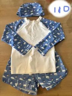 恐竜柄長袖水着セット（男の子用）