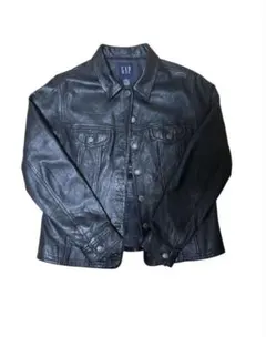 90s オールドギャップ カウレザー トラッカージャケット M 3rd 4th 超名作】90s old gap 牛革 短丈 レザージャケット M 3rd - メルカリ
