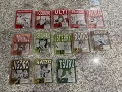 ワンピースベースショップくじ　アクリルブロックチャーム　まとめ売り 13点