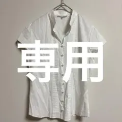 綿100【NATURAL BEAUTY BASIC】ブラウス プリーツ S 透け