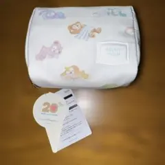 総柄ポーチ　ダッフィーアンドフレンズ　ジェラートピケ　ジェラピケ