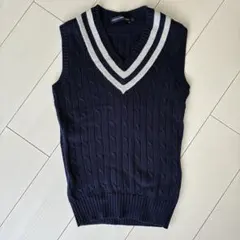 【未使用に近い】RALPH LAUREN GOLF ケーブルニットベスト