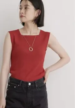 【激レア商品】AMERICAN HOLIC スクエアニットタンクトップ