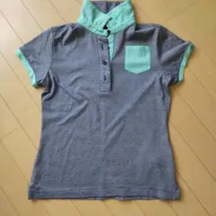 Nike DRI-FIT ゴルフポロシャツ L グレー/ミント