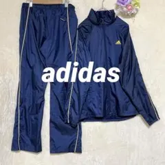 a636【アディダス】ジャージ ウインドブレーカー上下climaproof仕様Ｌ