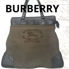 ✨️美品✨️希少✨️BURBERRYバーバリー　キャンバス×レザー　トートバッグのサムネイル