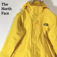 ノースフェイス　ナイロンジャケット　フード取外し可　140黄　ブルゾンジャンバー