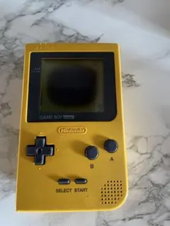 【動作確認済】ゲームボーイポケット　黄色　ジャンク品扱い