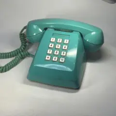 極上美品 昭和レトロ ダイヤル式電話機 ビジネスホンT-104A2 送料込 
