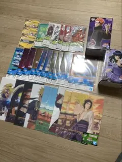 ナルト クリアファイルとフィギュアセット