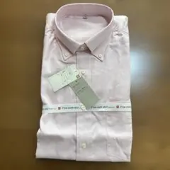 ユニクロ　ファインオックスフォードシャツ　長袖　メンズL 新品未使用　長袖シャツ