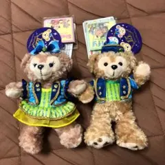 ディズニーシー 15周年 ダッフィー シェリーメイ ぬいぐるみバッジ