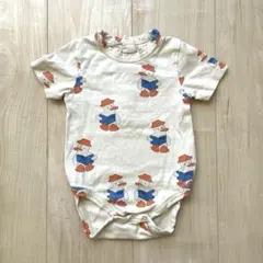 タイニーコットンズ 半袖 ロンパース 9M アヒル