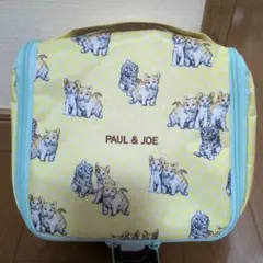 PAUL & JOE 猫柄 ポーチ イエロー
