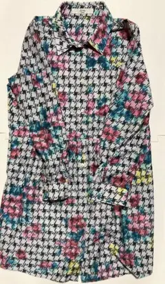 【美品】Another Edition千鳥柄マルチシャツワンピース